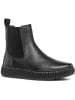 Geox Leren chelseaboots "Graisy" zwart