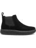 Geox Leder-Chelsea-Boots "Graisy" in Schwarz