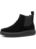 Geox Leder-Chelsea-Boots "Graisy" in Schwarz