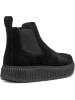 Geox Leren chelseaboots "Graisy" zwart
