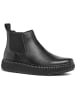 Geox Leren chelseaboots "Graisy" zwart