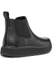 Geox Leder-Chelsea-Boots "Graisy" in Schwarz