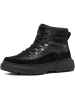 Geox Leder-Boots "Lamidie + Grip" in Schwarz