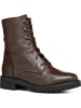 Geox Leder-Boots "Hoara" in Braun