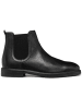 Geox Leren chelseaboots "Tiberio" zwart