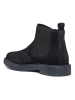 Geox Leder-Chelsea-Boots "Massimiano" in Schwarz