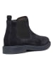Geox Leder-Chelsea-Boots "Massimiano" in Schwarz