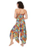 Ipanima Jumpsuit in Türkis/ Orange