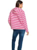 Heine Sweatjacke in Pink/ Weiß
