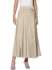 Heine Satinrock in Beige