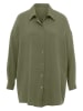 Heine Musselinbluse in Khaki