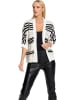 Heine Cardigan in Weiß/ Beige/ Schwarz