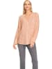 Heine Bluse in Creme/ Gelb/ Pink