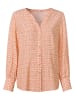 Heine Bluse in Creme/ Gelb/ Pink