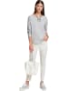 Heine Chinobroek grijs/wit