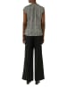 comma Bluse in Beige/ Schwarz