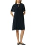 comma Kleid in Dunkelblau
