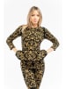Moschino Blouse geel/zwart
