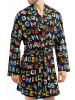 Moschino Bademantel in Schwarz/ Bunt