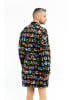 Moschino Bademantel in Schwarz/ Bunt