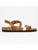 Blue Bay Sandalen "Marte" in Hellbraun