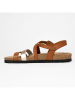 Blue Bay Sandalen "Marte" in Hellbraun