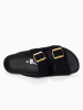 Bluebay Leren slippers "Aristote" zwart