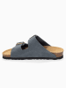Bluebay Leder-Pantoletten "Aristote" in Grau