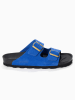 Bluebay Leder-Pantoletten "Aristote" in Blau