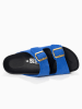Bluebay Leder-Pantoletten "Aristote" in Blau