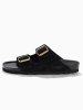 Bluebay Leren slippers "Aristote" zwart