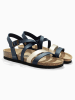 Bluebay Sandalen "Marte" donkerblauw/beige