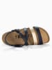 Bluebay Sandalen "Marte" donkerblauw/beige