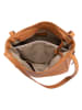 Lucca Baldi Leder-Shopper "Fiesole" in Cognac - (B)34 x (H)29 x (T)15 cm