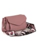 Pia Sassi Leren schoudertas "Corno Baitone" oudroze - (B)24 x (H)14 x (D)10 cm