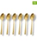 Echtwerk 6-delige set: koffielepels "Avelino" goudkleurig - (L)14 cm