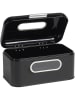 Echtwerk Brotkasten in Schwarz - (B)30 x (H)20 x (T)16,5 cm