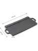 Echtwerk Grillplatte in Schwarz - (L)50,5 x (B)23 cm