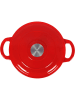 Echtwerk 2-delige set: smoorpan met deksel rood - Ø 23,2 cm