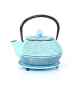 Echtwerk 4tlg. Set: Teekanne in Hellblau - 800 ml