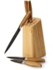 Echtwerk 6tlg. Küchenmesser-Set "Classic" in Braun