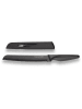 Echtwerk Nóż "Black Steel" w kolorze czarnym do chleba - dł. 32,5 cm