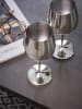 Echtwerk 2er-Set: Weingläser in Silber - 500 ml