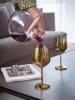 Echtwerk 6er-Set: Weingläser in Gold - 500 ml