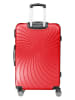 Geographical Norway 5-delige hardcase-trolleyset "Sunlighteo" rood