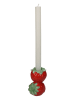 Kersten Kerzenhalter ''Strawberry'' in Rot - (B)8 x (H)12 x (T)7 cm