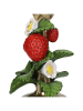 Kersten Kerzenhalter ''Strawberry'' in Gold/ Rot/ Grün - (H)20 x Ø 11 cm