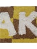 Kersten Badematte in Braun/ Gelb - (L)50 x (B)80 cm