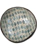Kersten Decoschaal bruin/blauw/beige - (H)6 x Ø 14 cm
