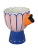 Kersten Blumentopf ''Fish'' in Rosa/ Blau - (B)21,4 x (H)18 x (T)13,5 cm